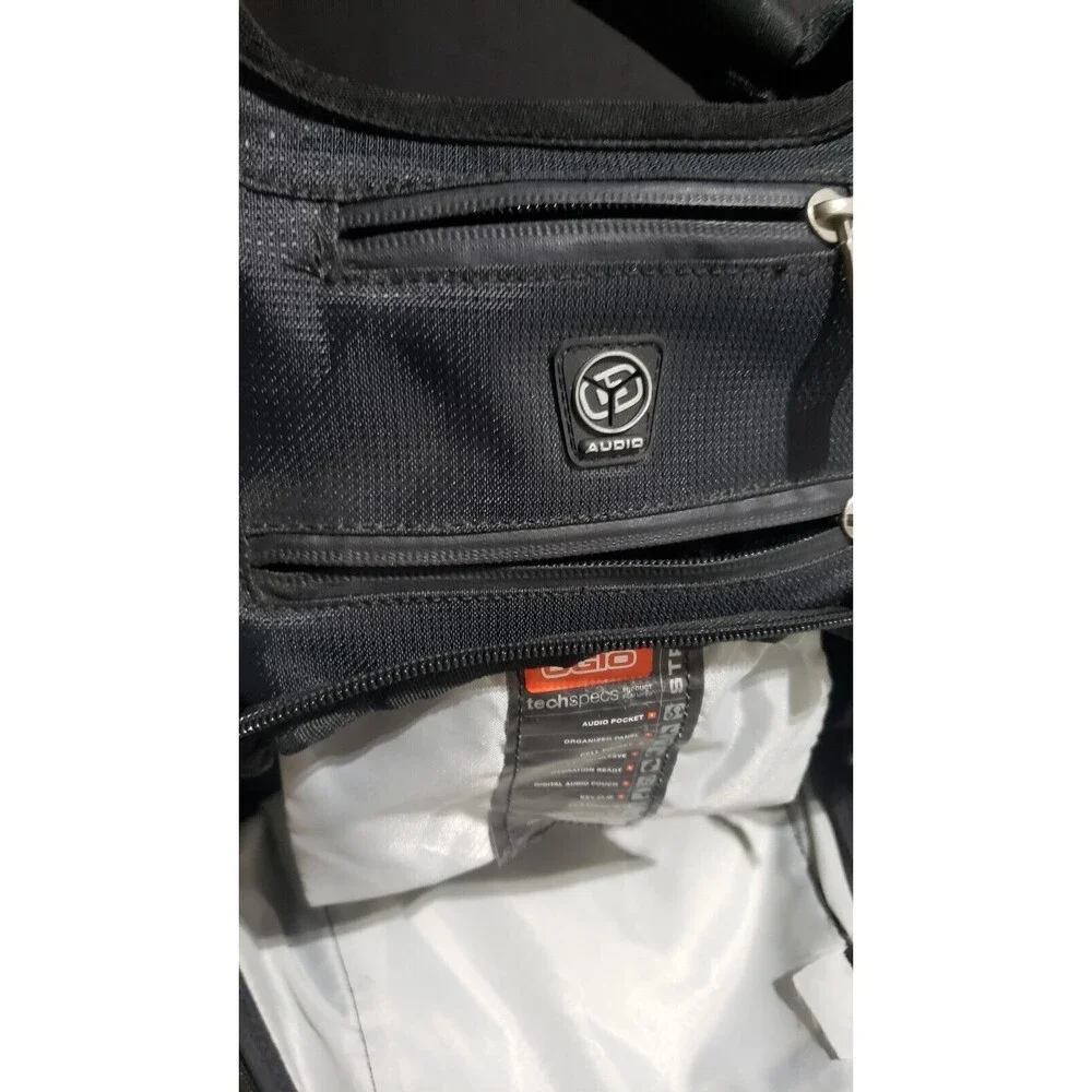 OGIO Metro Computer Laptop Backpack, Black American Campus Embroidery